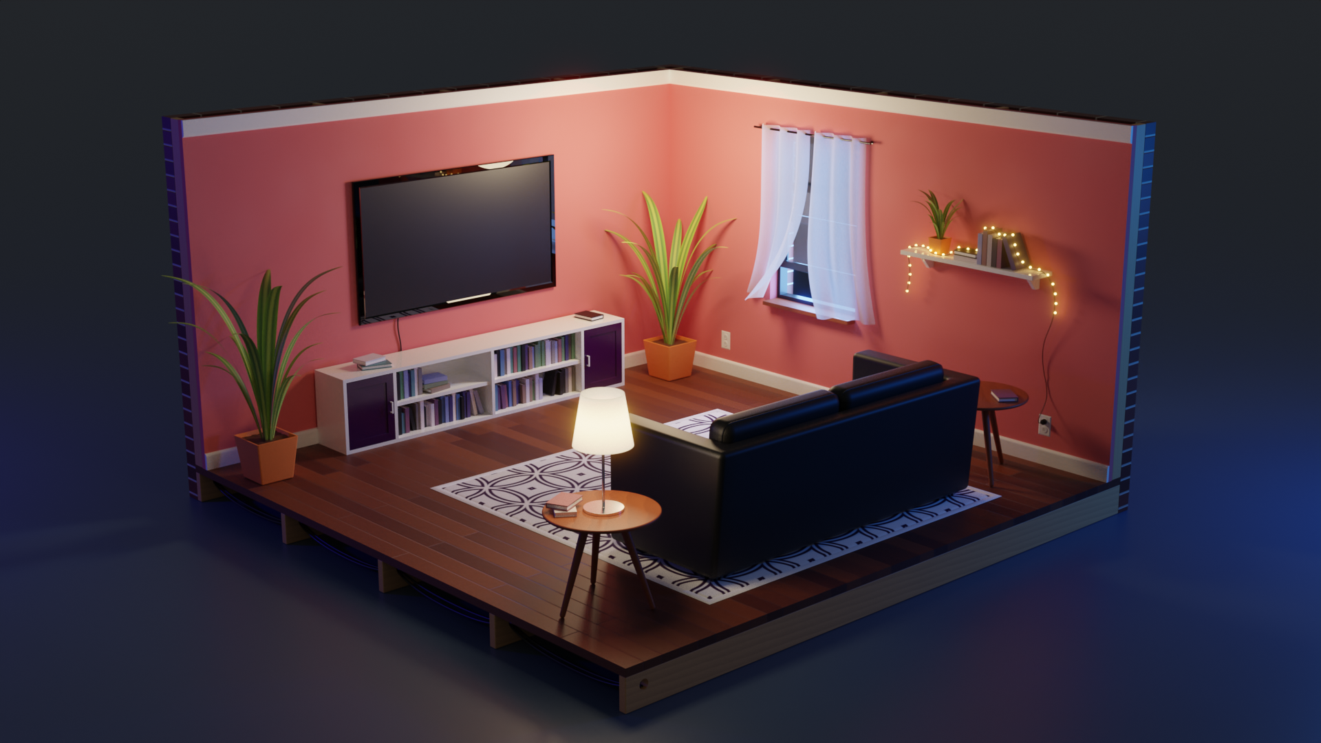 Perspective Isometric Room